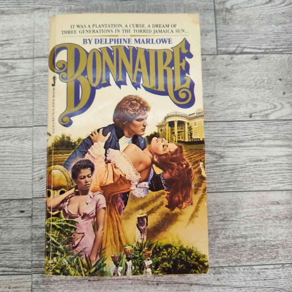 Bonnaire Delphine Marlowe 1980 Jove 1st Ed Vintage Historical Romance‎ Paperback